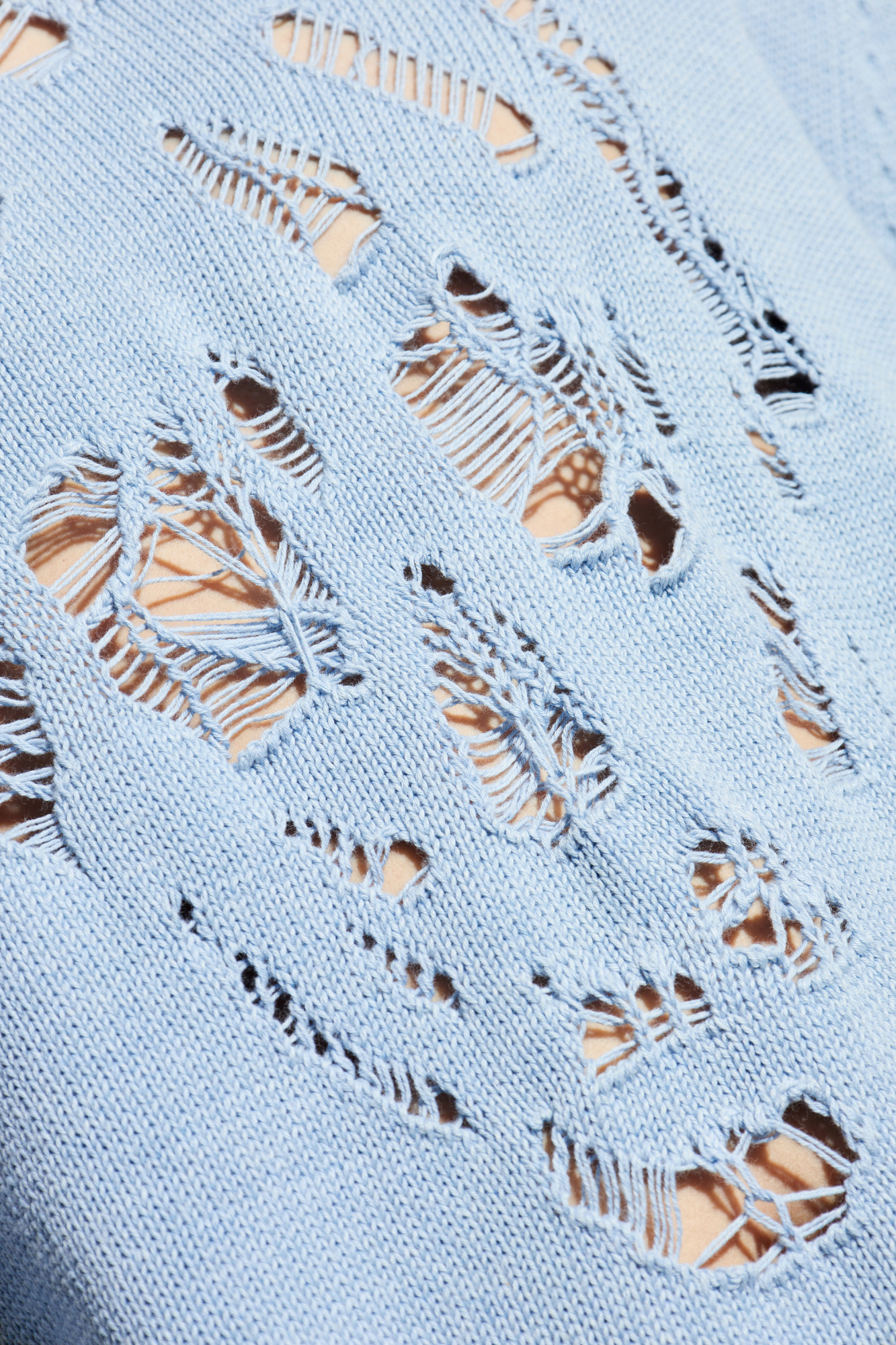 【送料&関税込】Alexander McQueen Light-blue Cotton Sweater Light blue Cotton sweater Alexander McQueen - Vitkac Canada